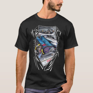 Origineel RB26 Motorvoertuig Nissan GT-R34 V-Spec T-shirt