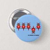 origineel ronde button 5,7 cm (Voorkant /achterkant)