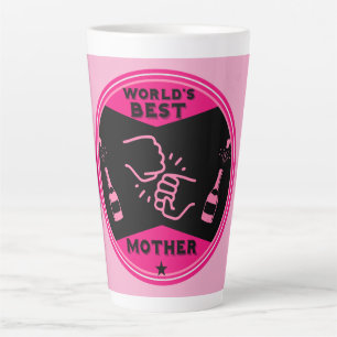 Origineel Roze Beste Moeder Ter Wereld Latte Mok