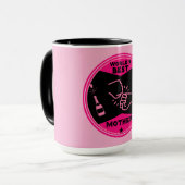 Origineel Roze Beste Moeder Ter Wereld Mok (Voorkant links)