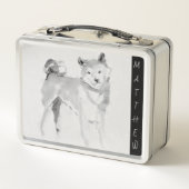 Origineel schilderij 3 Chinese Dog Year Birthday M (Achterkant)