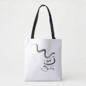 Origineel schilderij 3 Slang Chinees Nieuwjaar 202 Tote Bag (Voorkant)