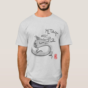 Origineel Schilderij Chinees Drakenjaar Verjaardag T-shirt
