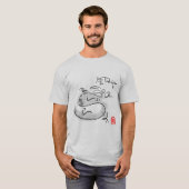 Origineel Schilderij Chinees Drakenjaar Verjaardag T-shirt (Voorkant volledig)