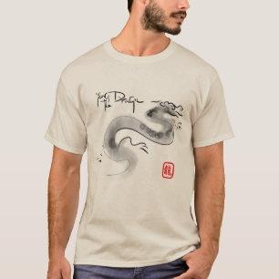 Origineel schilderij Chinees Drakenjaar Verjaardag T-shirt