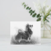Origineel schilderij van Chihuahua Briefkaart (Staand voorkant)