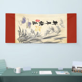 Origineel schilderij van Rats Bamboo, Chinese wijk Spandoek (Beurs)