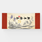 Origineel schilderij van Rats Bamboo, Chinese wijk Spandoek (Horizontaal)