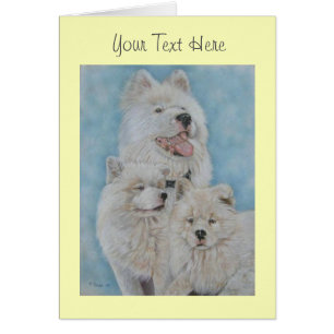 Origineel schilderij van zeer schattige hond