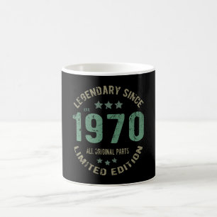 Origineel Sinds 1970 Vintage Legende Verjaardagsca Koffiemok
