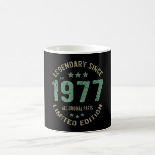 Origineel Sinds 1977 Vintage Legende Verjaardagsca Koffiemok