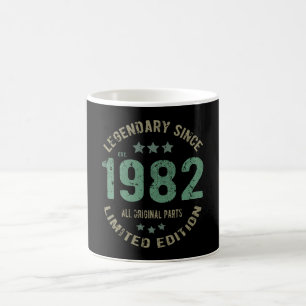 Origineel Sinds 1982 Vintage Legende Verjaardagsca Koffiemok