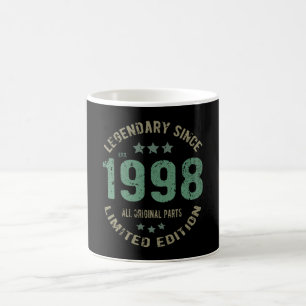 Origineel Sinds 1998 Vintage Legende Verjaardagsca Koffiemok
