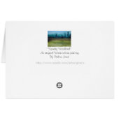 Origineel spookachtig mystiek boslandschap (Achterkant Horizontaal)