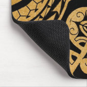 origineel tattoo op houten eiland muismat (Hoek)