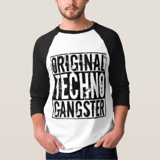 Origineel Techno Gangster - Mannen Shirt