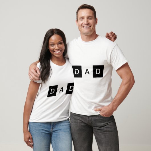 Origineel tekstontwerp - DAD T-shirt (Unisex)
