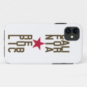 Origineel tekstontwerp van de Mode Californische R Case-Mate iPhone Case (Achterkant (horizontaal))