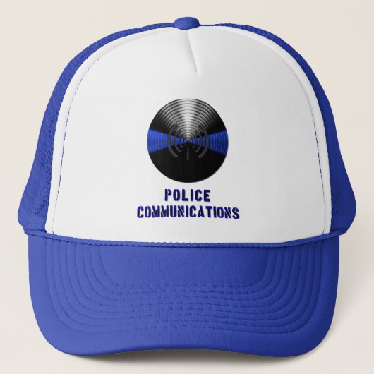 Origineel Thin Blue Line Divisional Symbool - 911 Trucker Pet (Voorkant)