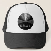Origineel Thin Blue Line Divisional Symbool - SWAT Trucker Pet (Voorkant)