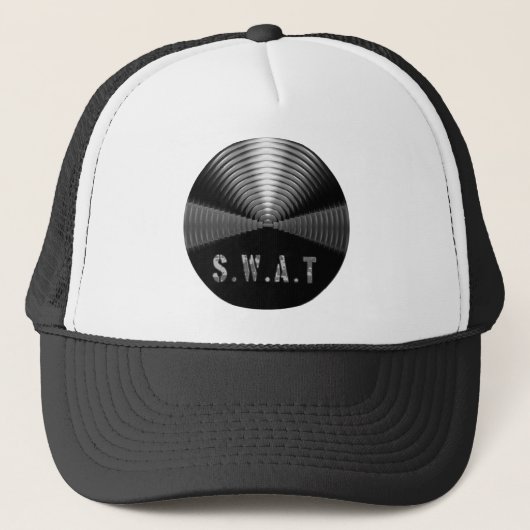 Origineel Thin Blue Line Divisional Symbool - SWAT Trucker Pet (Voorkant)