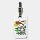 Origineel toonaangevend ontwerp bagagelabel (Voorkant verticaal)