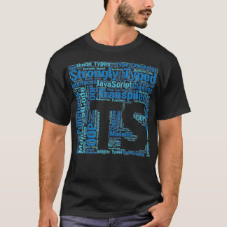 Origineel TypeScript CloudJavaScript T-shirt