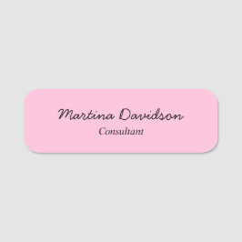 Origineel uniek roze Creatief Handschrift Naamplaatje