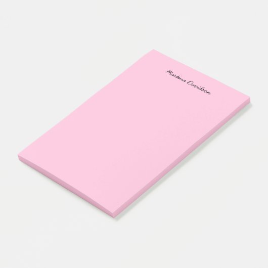 Origineel uniek roze Creatief Handschrift Post-it® Notes (Schuin)