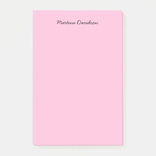 Origineel uniek roze Creatief Handschrift Post-it® Notes (Voorkant)