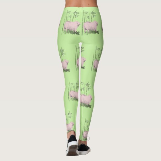Origineel Varken en Bamboe Kies kleur Leggings (Achterkant)
