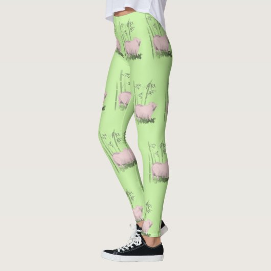 Origineel Varken en Bamboe Kies kleur Leggings (Links)