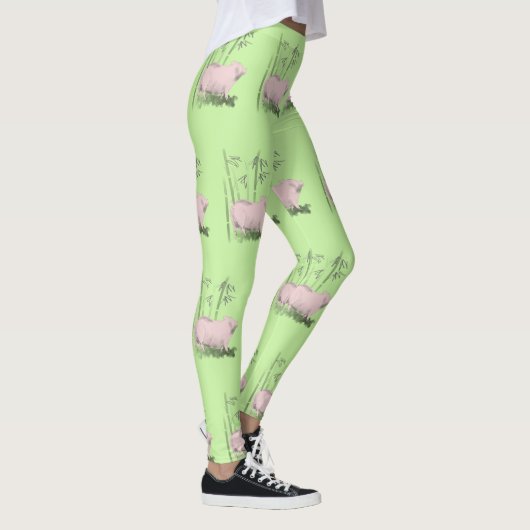 Origineel Varken en Bamboe Kies kleur Leggings (Rechts)