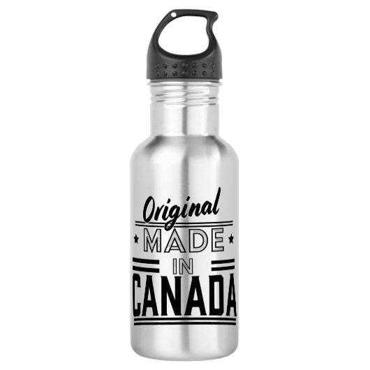 Origineel vervaardigd in Canada logo Waterfles (Voorkant)