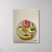 Origineel Waterverf schilderij "Love My Fruit" Canvas Afdruk (Voorkant)