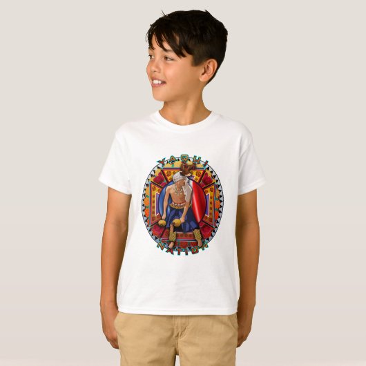 Origineel Yaqui Deer Dancer-ontwerp T-shirt (Voorkant volledig)