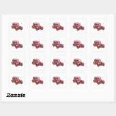 Origineel Zilver MONEY CAR Label Ontwerp (Vel)