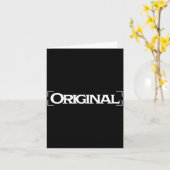 Origineel- Zwart Kaart (Gele Bloem)