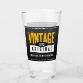  origineel zwart lederen geboortejaar glas (Achterkant)