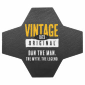  origineel zwart lederen geboortejaar voetbal (Enkel)