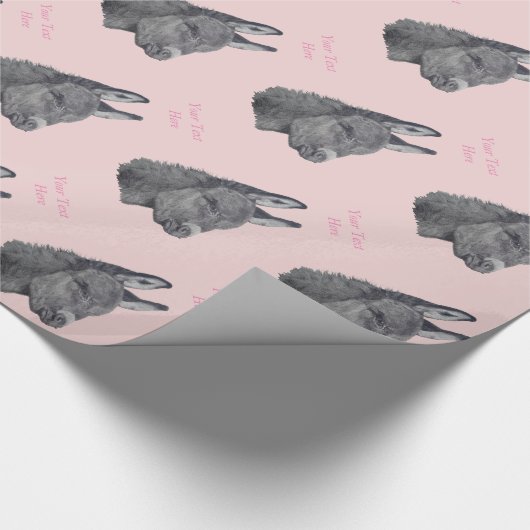 origineel zwart-wit afbeelding van een schattige e cadeaupapier (Hoek)