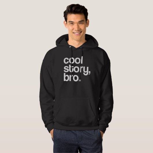 ORIGINELE 100% WETTEKOOL VERHAAL BRO HOODIE (Voorkant volledig)