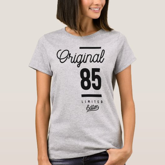 Originele 85e verjaardag t-shirt (Voorkant)