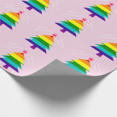 Originele 8 Stripes LGBT Pride Flag LGBTQ Kerstmis Cadeaupapier (Hoek)