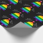 Originele 8 Stripes LGBT Pride Flag LGBTQ Kerstmis Cadeaupapier (Hoek)