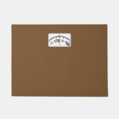 Originele aangepaste badkamerweegschalen... deurmat (Voorkant)