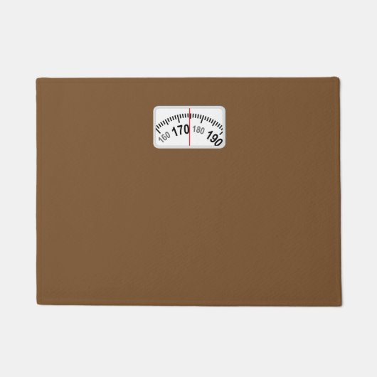 Originele aangepaste badkamerweegschalen... deurmat (Voorkant)