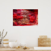 Originele Abstracte Art Print - hedendaagse modern (Keuken)