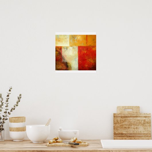 Originele Abstracte Art Print - Moderne wandkunstw (Keuken)