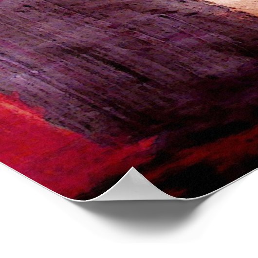 Originele Abstracte Art Print - Rothko Style (Hoek)